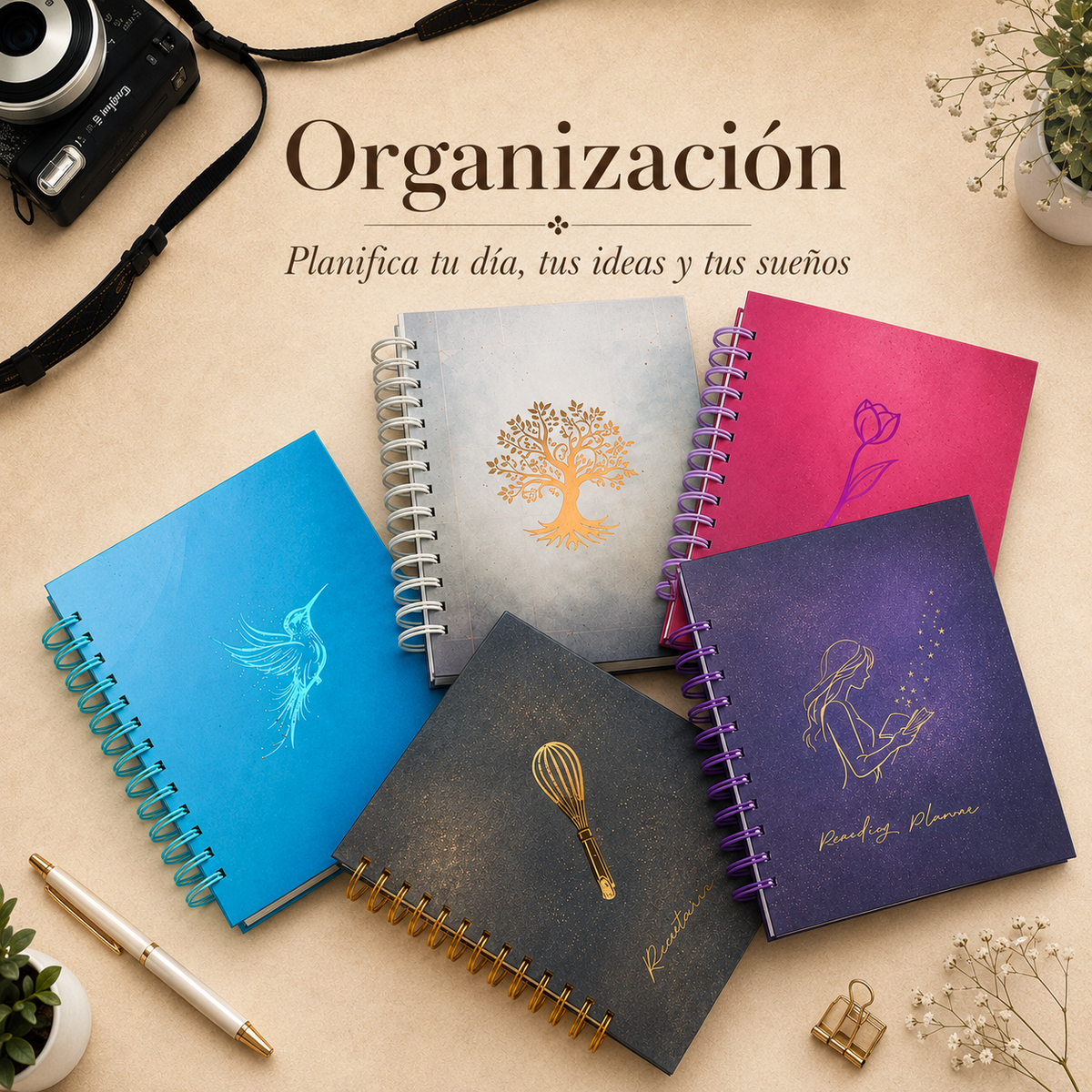 Organización — Planners y agendas artesanales | Calixta