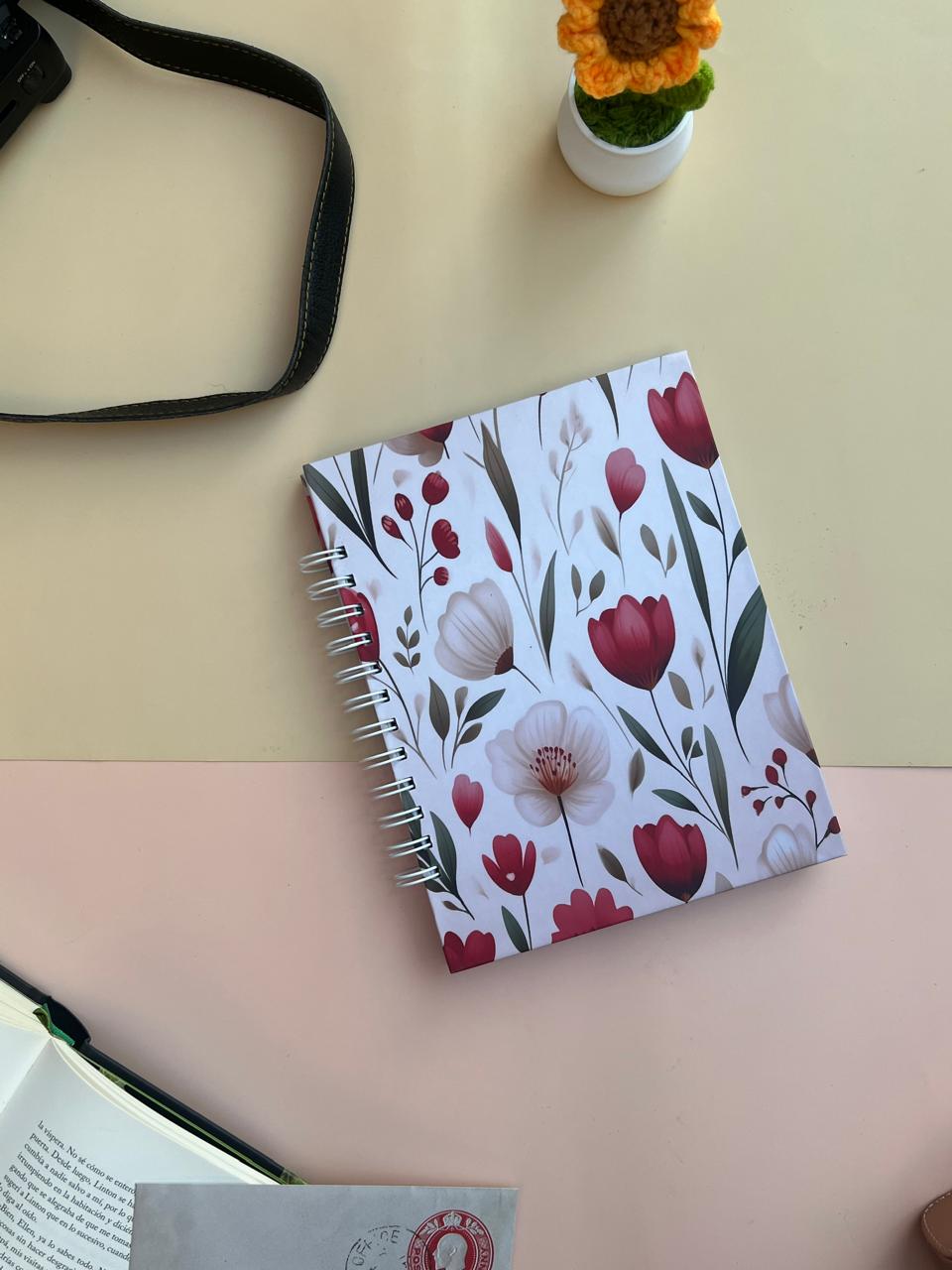 Cuaderno vintage Tulipanes