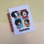 Cuaderno Mafalda facetas