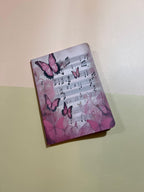 Libreta Música en rosa