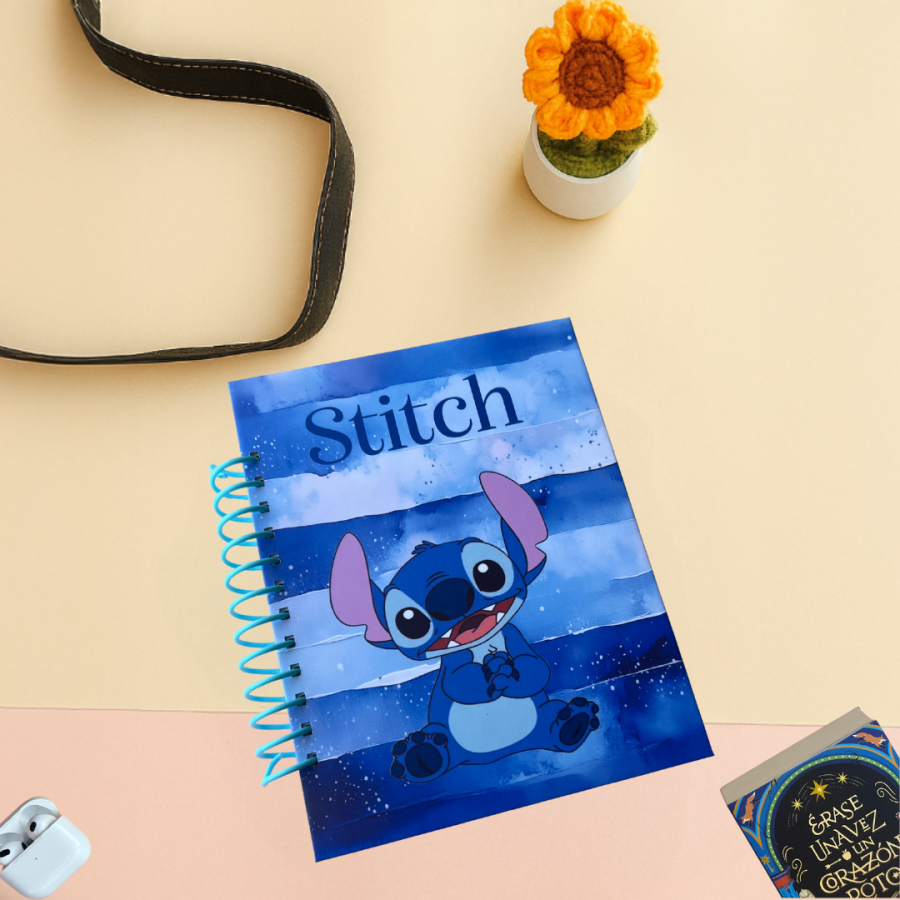 Cuaderno Stitch Blue smiles