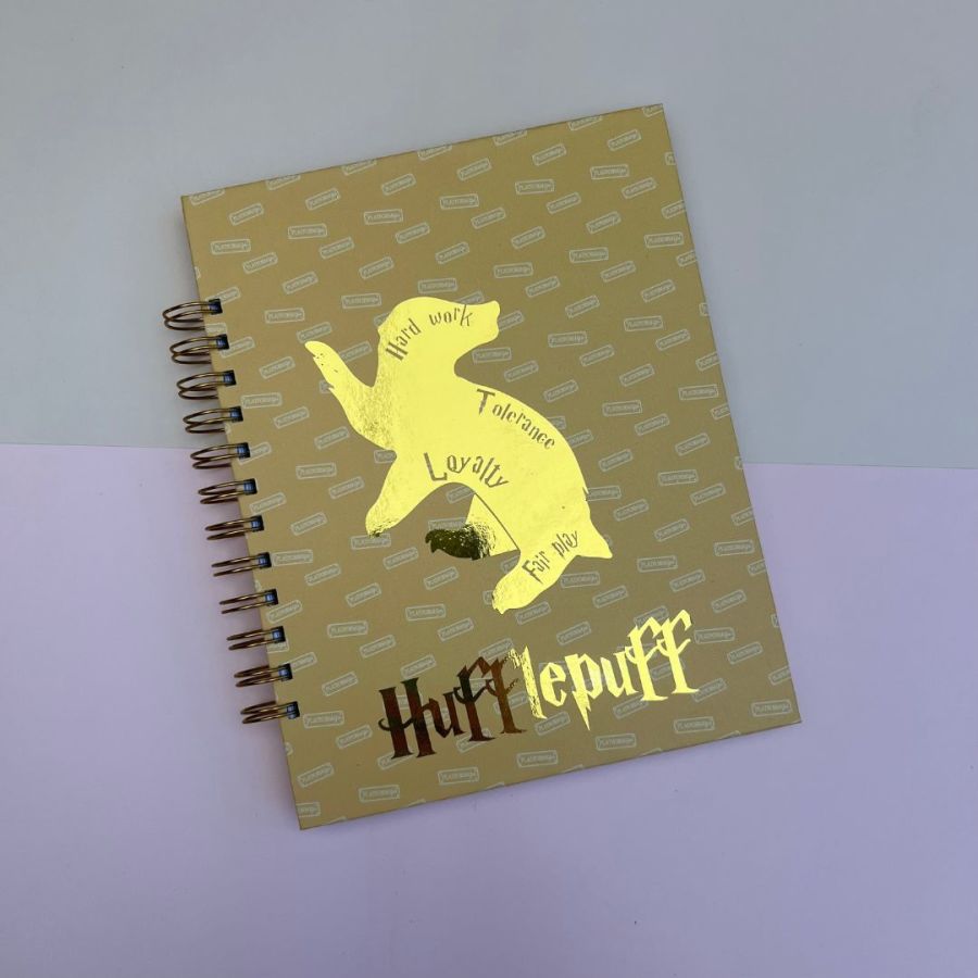 Cuaderno Hufflepuff
