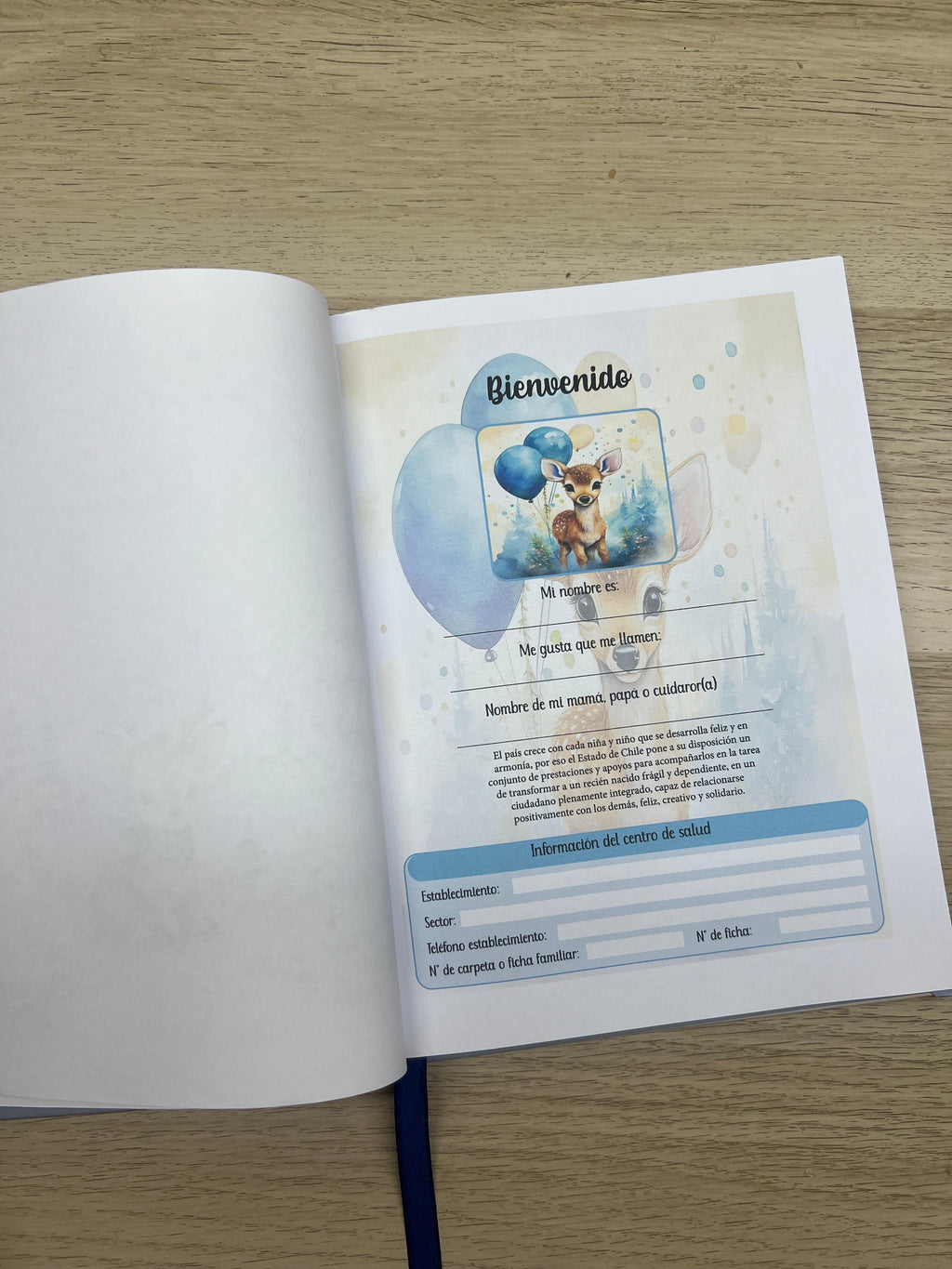 Carnet pedíatrico niño