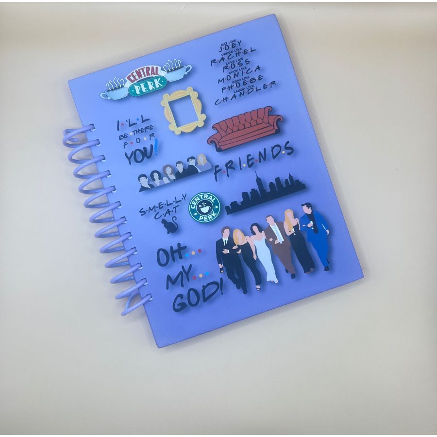 Cuaderno Friends estilo collage