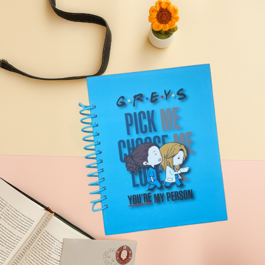 Cuaderno Greys Anatomy Pick Me, Choose Me, Love Me