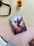 Cuaderno vintage Colibrí y Flores