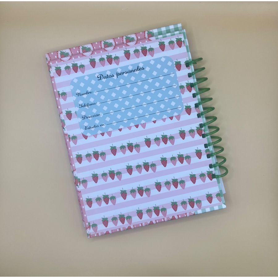 Cuaderno Frutillita clásico