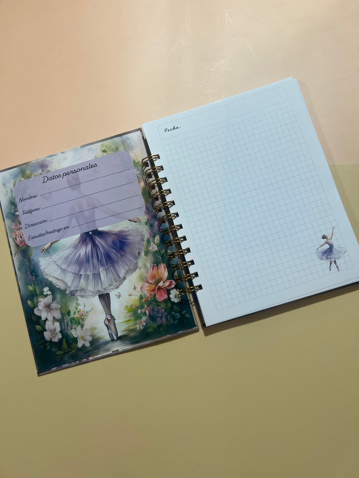 Cuaderno vintage Bailarina