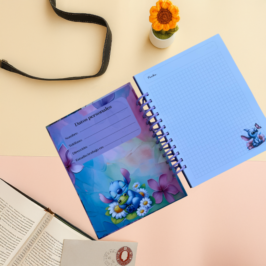 Cuaderno Stitch Lavender dreams