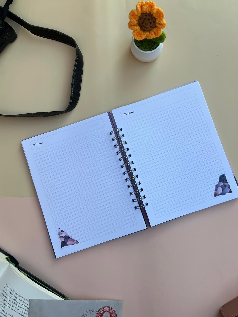 Cuaderno vintage Lavanda