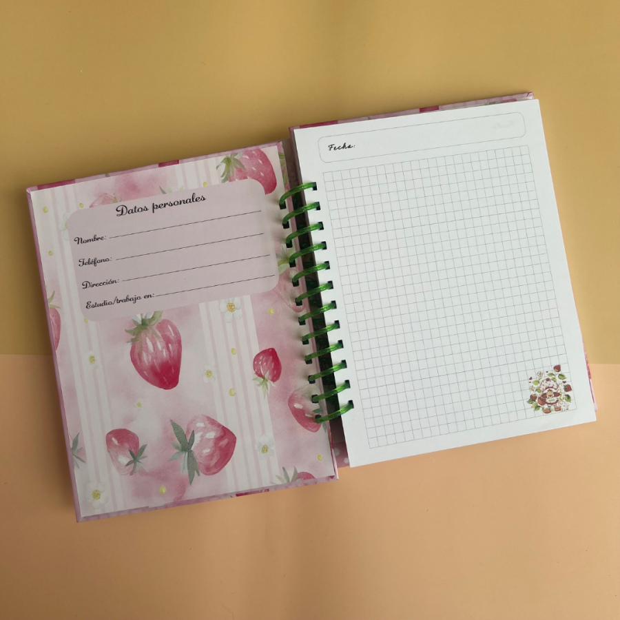 Cuaderno Frutiilta frutillas