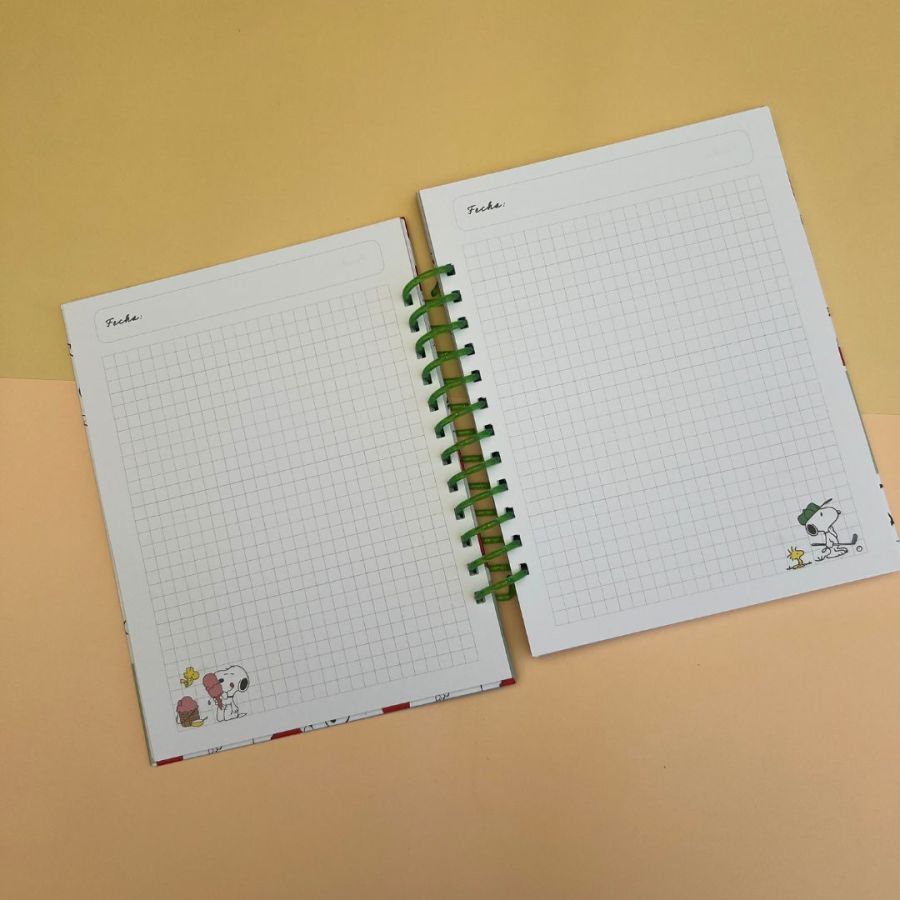 Cuaderno Snoopy Happy days