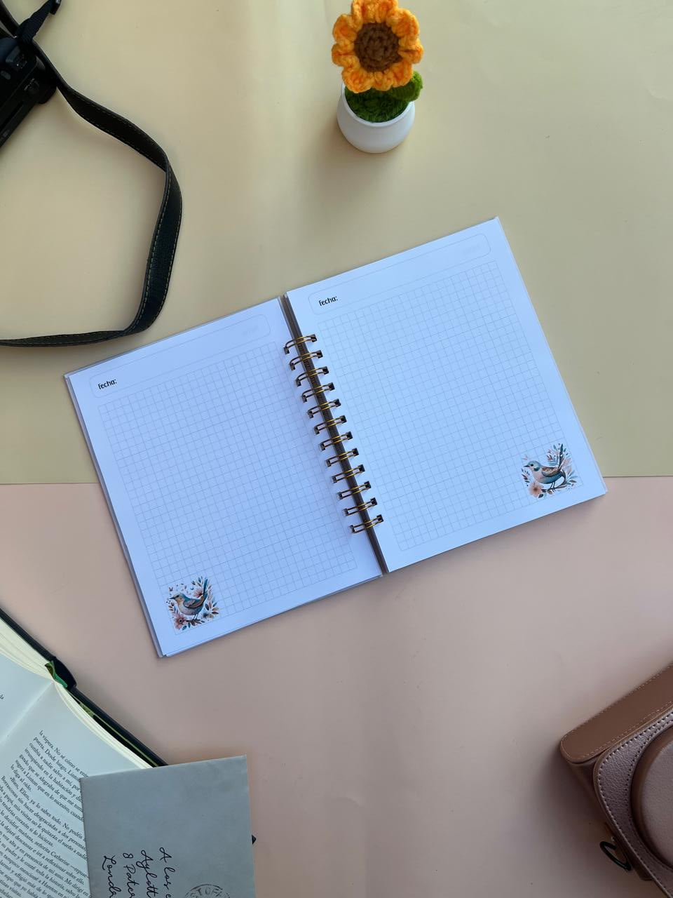 Cuaderno vintage Avecita Boho