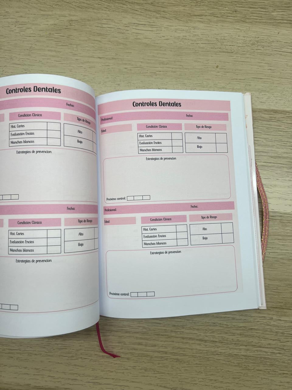 Carnet pedíatrico niña