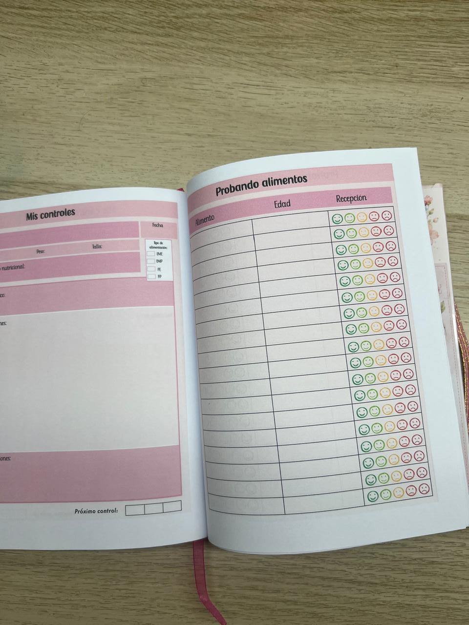 Carnet pedíatrico niña
