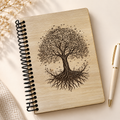 Libreta Madera Árbol de la vida