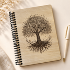 Libreta Madera Árbol de la vida