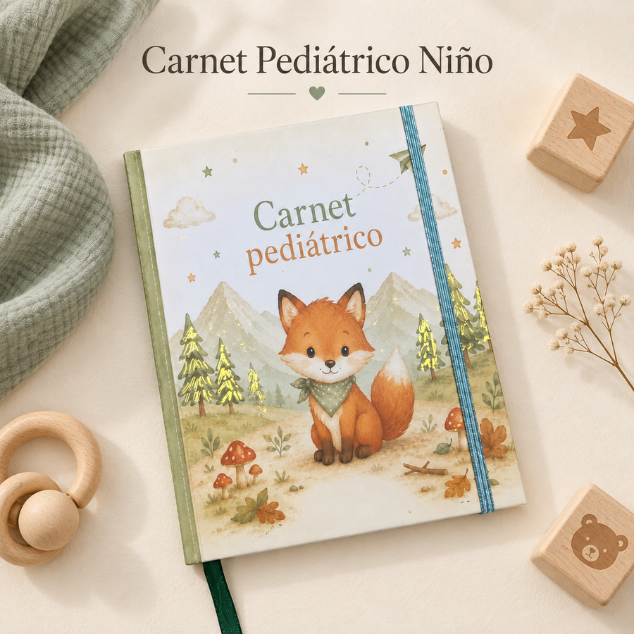 Carnet pedíatrico niño