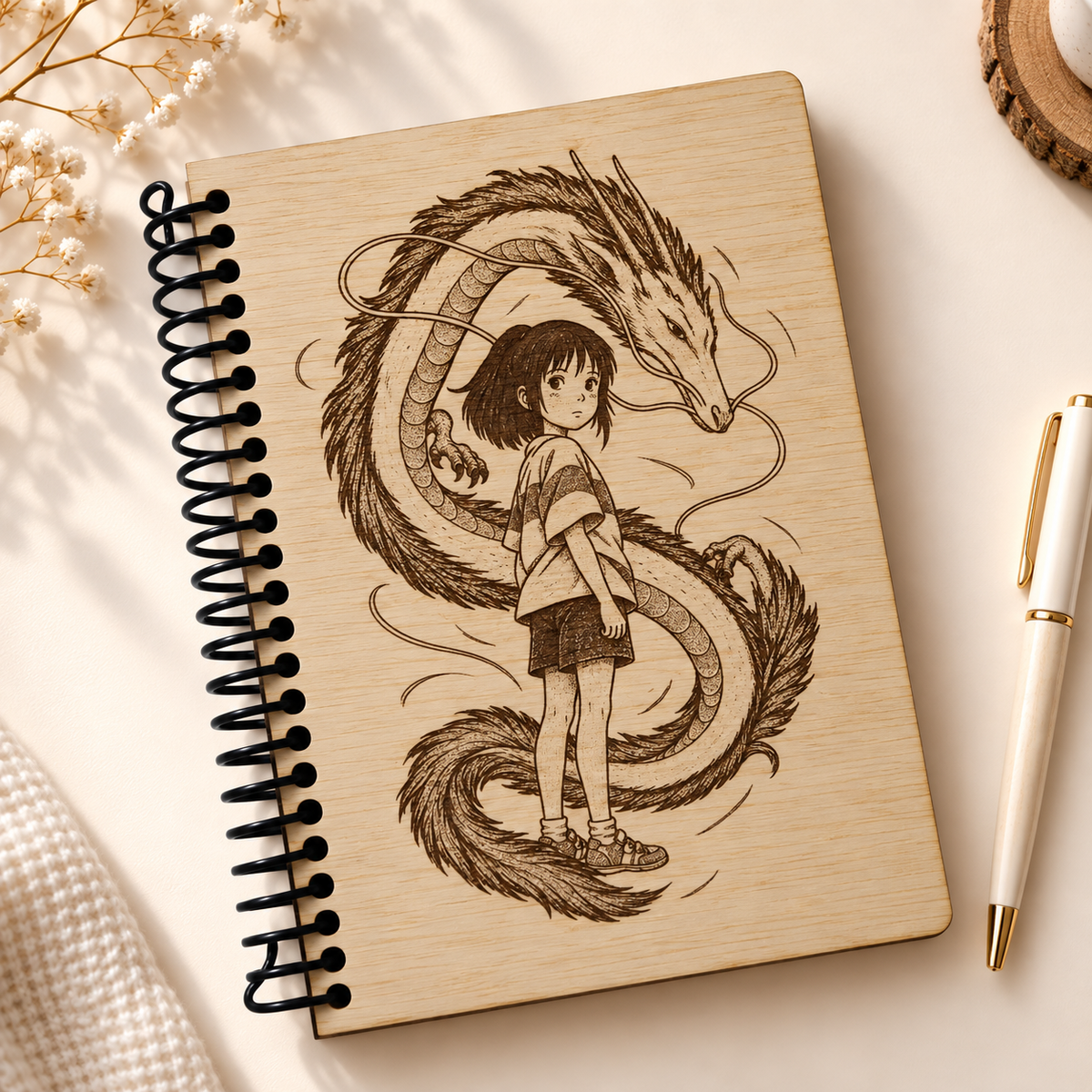 Libreta Madera Chihiro