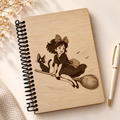 Libreta Madera kikis